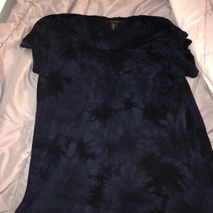 Shirt blue and black